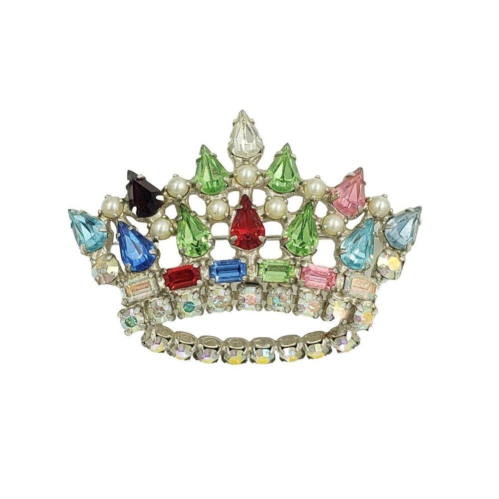 Vintage B. David "Family Crown" Pin